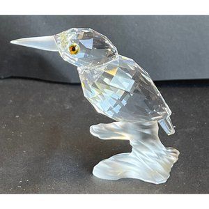Swarovski Crystal Kingfisher Up In The Trees 119433 Retired MIB